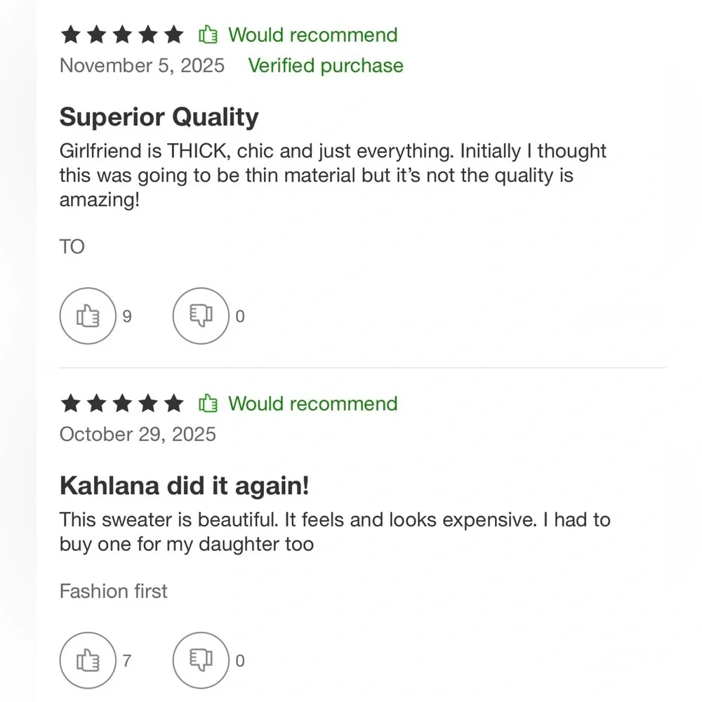 KBB by KAHLANA Women's 'The Crossover Sweater' - Brown Sugar L - Picture 4 of 4